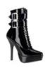Pleaser - INDULGE1026 Enkellaars - Zwart Product image
